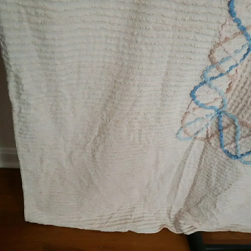 Vintage Chenille Bedspread 87